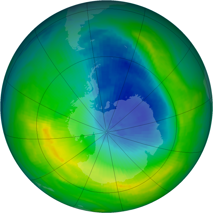 Ozone Map 1984-11-01